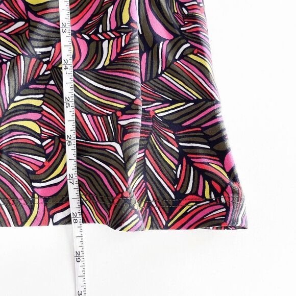 NWT Kim & Co Womens Abstract Print Sleeveless Tank Top Green Multicolor Size S - Picture 6 of 6